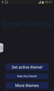 简单的键盘深蓝色截图