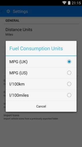 Fuel Consumption Calcula...截图5