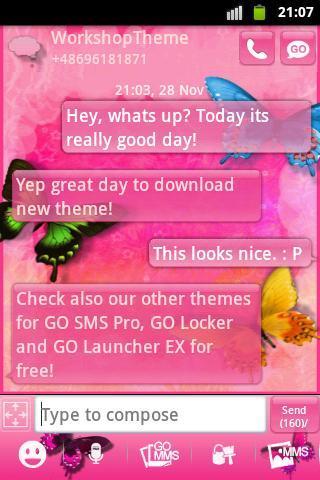 GO SMS Pro Theme Pi…截图3