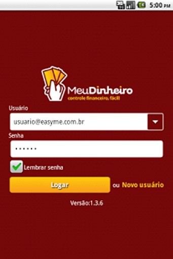 Meu Dinheiro Mobile截图1