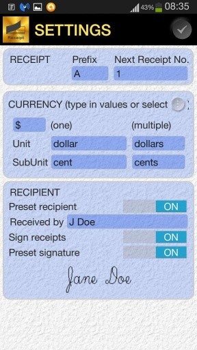 Cash Receipt截图1