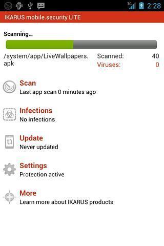IKARUS mobile.security LITE截图2