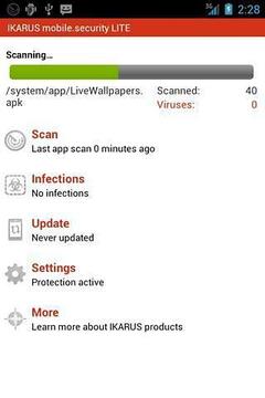 IKARUS mobile.security LITE截图