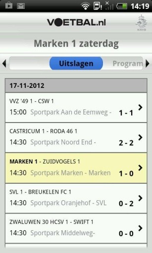 Voetbal.nl截图4