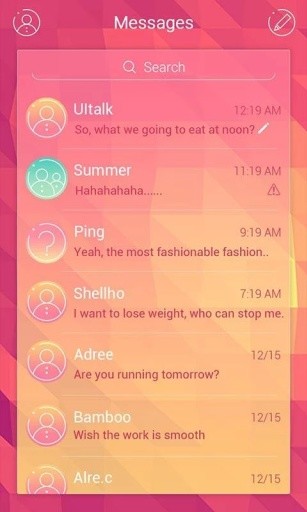 (FREE) GO SMS SIMPLE THEME截图5