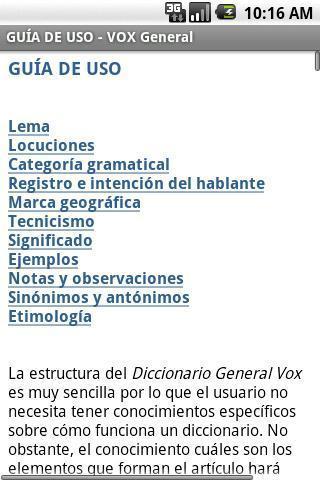 VOX一般西班牙语语言TR截图3