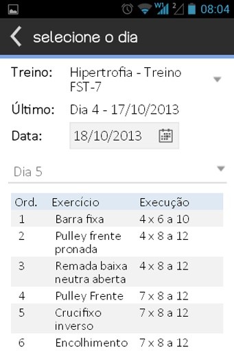 Pro-Treino Mobile截图7