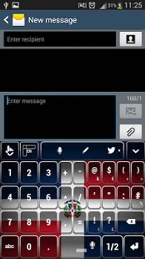 Dominican Republic Keyboard Theme截图2