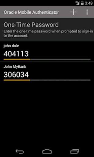 Oracle Mobile Authentica...截图3
