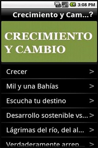 Crecimiento y Cambio截图1