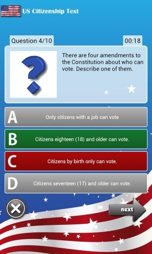 US Citizenship Test 2013截图9