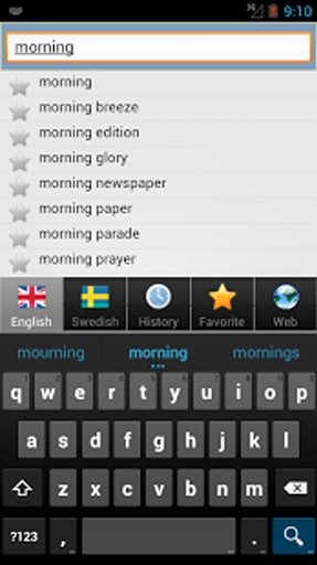 Swedish best dict截图5