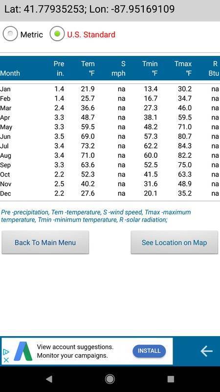 Climate Data截图5