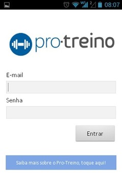 Pro-Treino Mobile截图