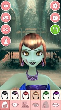 吸血鬼少女 化妆游戏截图