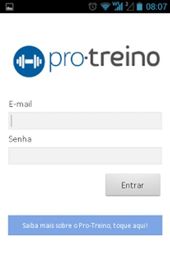 Pro-Treino Mobile截图1