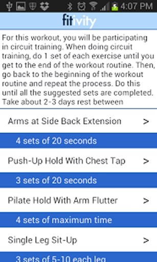 Flat Stomach Exercise Workouts截图2