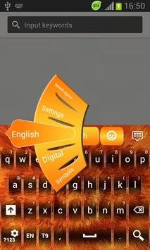 GO Keyboard Fire Theme截图2