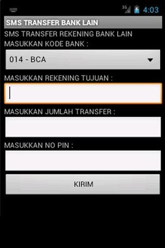 SMS Banking BRI Unofficial截图4