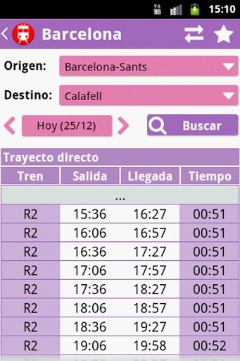 Horarios de tren截图5