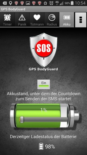 GPS BodyGuard (beta)截图1