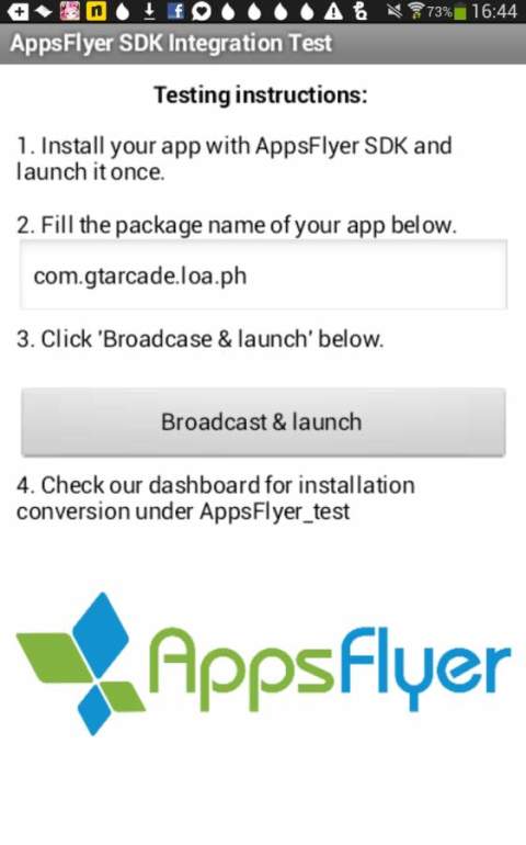 AppsFlyer Integration Test截图2