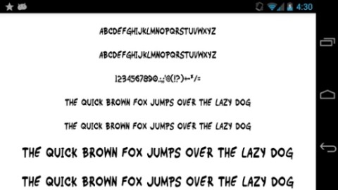 Fonts for FlipFont 50 Hand截图1