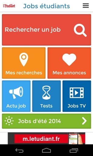 Jobs pour &eacute;tudiants截图1