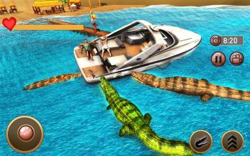 Beach Crocodile Simulator 2019  City Revenge截图2