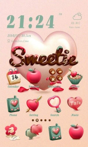 Sweetie Theme - ZERO launcher截图2