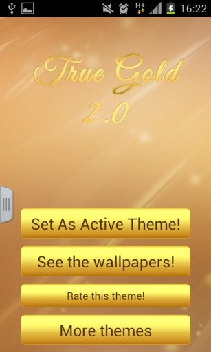 Neon Gold Theme GO Launcher截图11