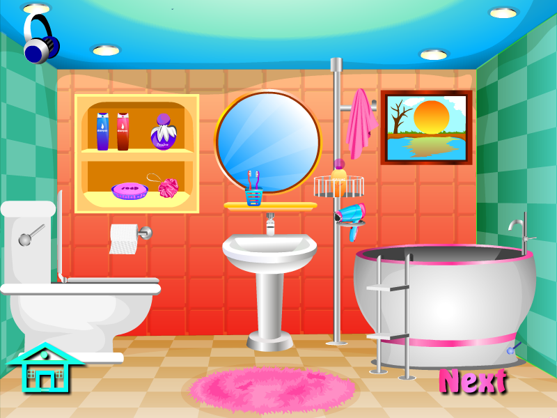 浴室清洁女孩游戏截图4