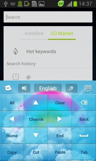 彩虹色GO键盘截图11