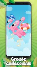 Flamingo Merge - Evolution And Fun Clicker Kawaii截图3