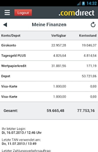 comdirect mobile App截图4