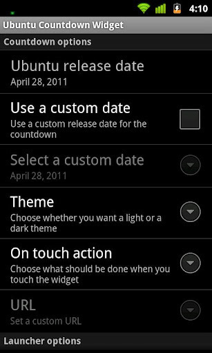 Ubuntu Countdown Widget截图6