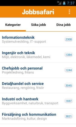 Jobbsafari Jobb App截图2