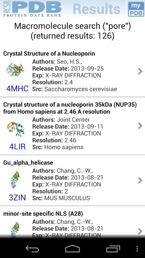 RCSB PDB Mobile截图3