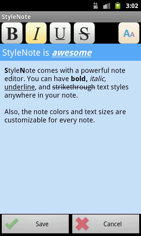 StyleNote 笔记记事本截图3