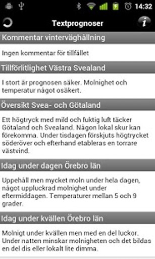 SMHI Vinterv&auml;g截图3