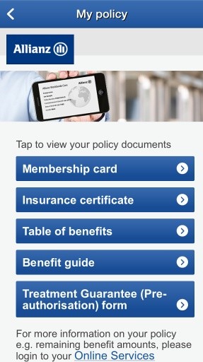 Allianz MyHealth截图3