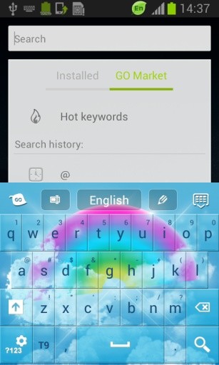 彩虹色GO键盘截图8