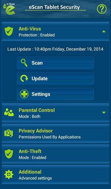 eScan Tablet Security截图9