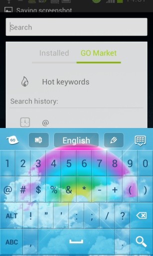 彩虹色GO键盘截图10