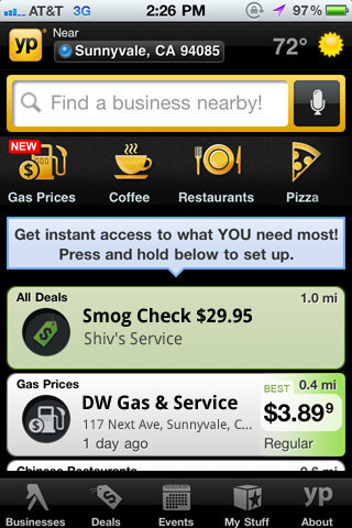 YP Yellow Pages  Gas Prices截图1
