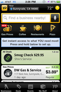 YP Yellow Pages  Gas Prices截图