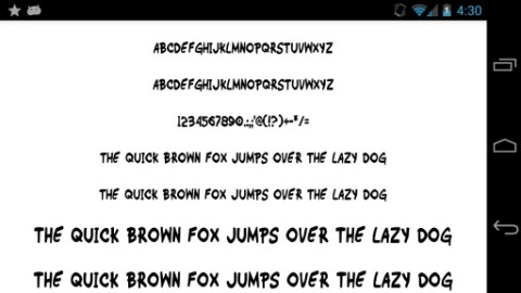 Fonts for FlipFont 50 Hand截图2