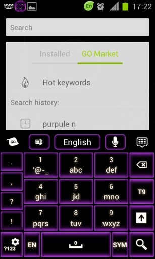 紫色霓虹灯键盘截图8