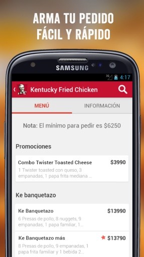 KFC Chile截图3