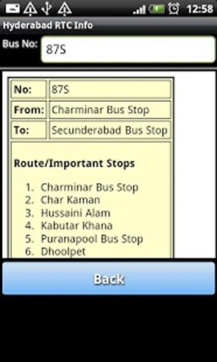 Hyderabad RTC Info截图2